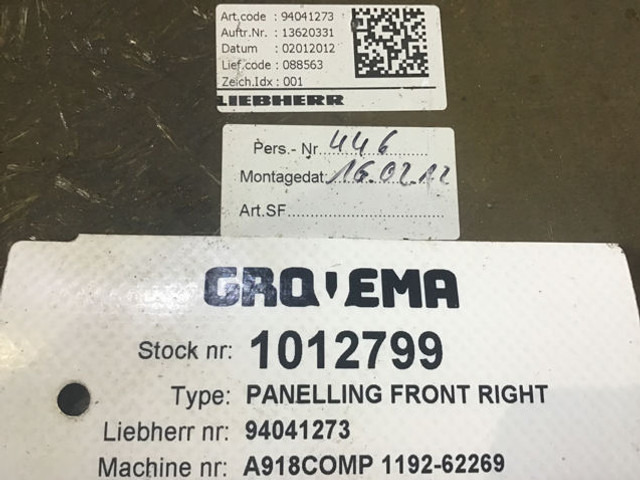 Liebherr A910 compact - Pare-chocs: photos 5 Liebherr A910 compact - Pare-chocs: photos 5