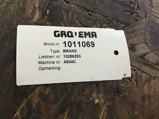 Liebherr Brake - Tambours de frein: photos 1 Liebherr Brake - Tambours de frein: photos 1