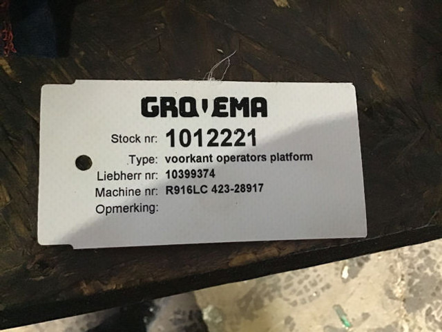 Liebherr Cover Rotating Deck - Pare-chocs: photos 5 Liebherr Cover Rotating Deck - Pare-chocs: photos 5