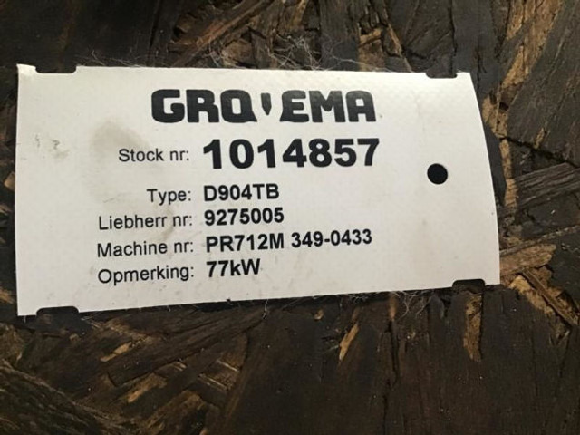 Liebherr D904TB - Moteur: photos 5 Liebherr D904TB - Moteur: photos 5