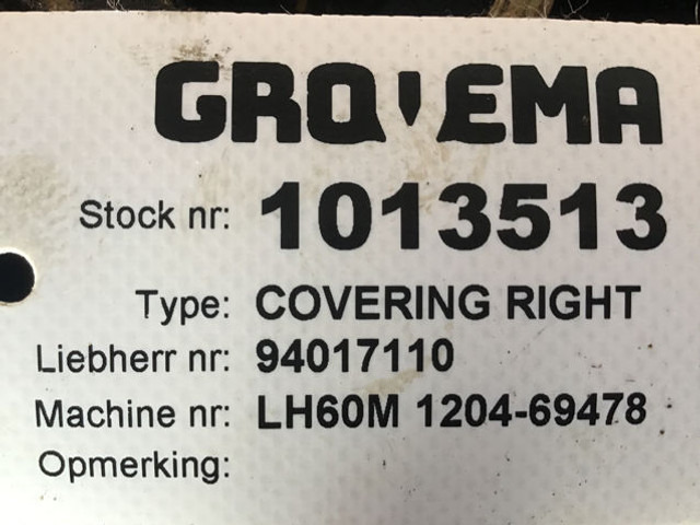 Liebherr LH 60 C / LH60 M - Pare-chocs: photos 5 Liebherr LH 60 C / LH60 M - Pare-chocs: photos 5