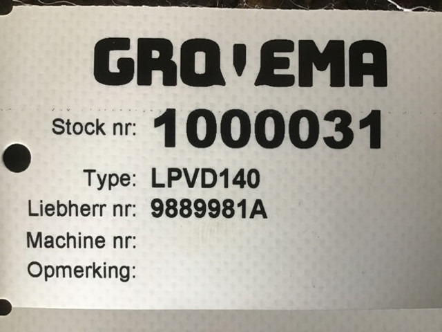 Liebherr LPVD140 / 00.010.562768 / 9889981 - Moteur hydraulique: photos 2 Liebherr LPVD140 / 00.010.562768 / 9889981 - Moteur hydraulique: photos 2