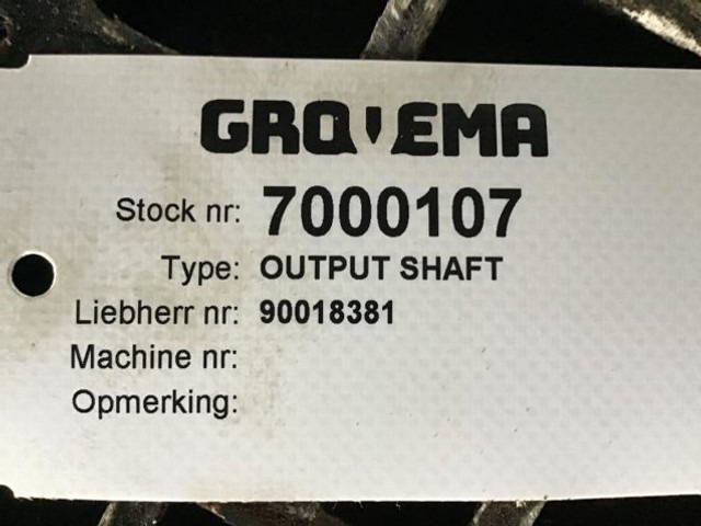 Essieu et pièces neuf Liebherr Output Shaft: photos 6