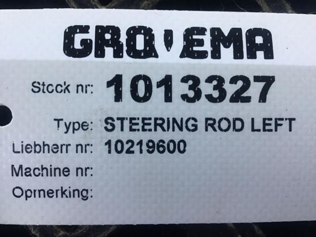 Liebherr Steering Rod Left - Commande de gouvernail: photos 4 Liebherr Steering Rod Left - Commande de gouvernail: photos 4