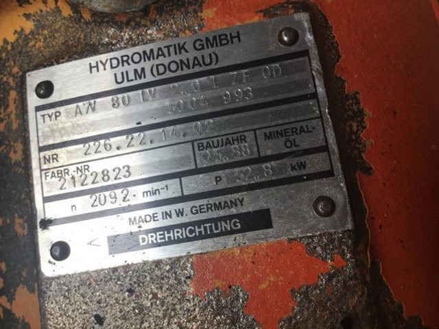 Linde A7V80 - Pompe hydraulique: photos 5 Linde A7V80 - Pompe hydraulique: photos 5