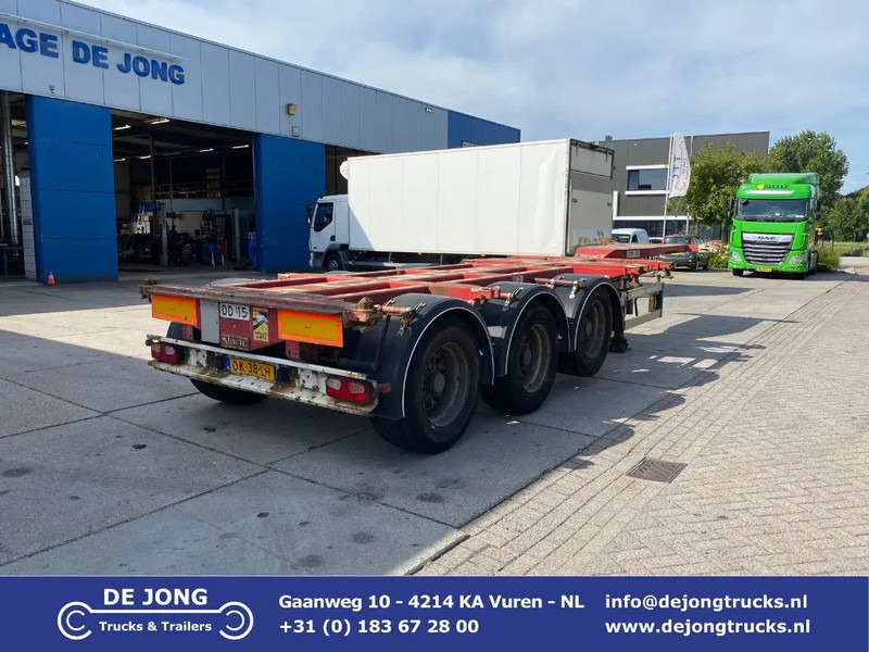 D-Tec FT-43-03V / Flexitrailer / 3x Extendable / SAF / 1x Lift Axle - Semi-remorque porte-conteneur/ Caisse mobile: photos 1 D-Tec FT-43-03V / Flexitrailer / 3x Extendable / SAF / 1x Lift Axle - Semi-remorque porte-conteneur/ Caisse mobile: photos 1