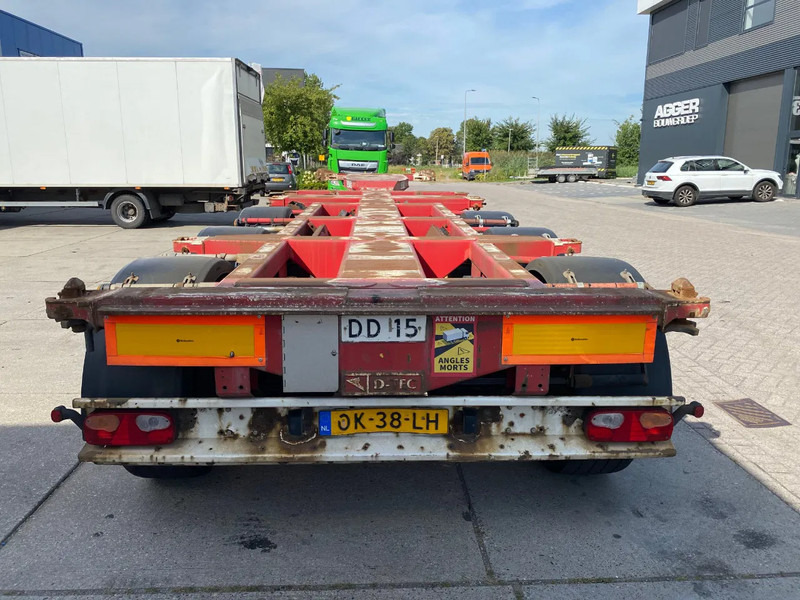 D-Tec FT-43-03V / Flexitrailer / 3x Extendable / SAF / 1x Lift Axle - Semi-remorque porte-conteneur/ Caisse mobile: photos 2 D-Tec FT-43-03V / Flexitrailer / 3x Extendable / SAF / 1x Lift Axle - Semi-remorque porte-conteneur/ Caisse mobile: photos 2