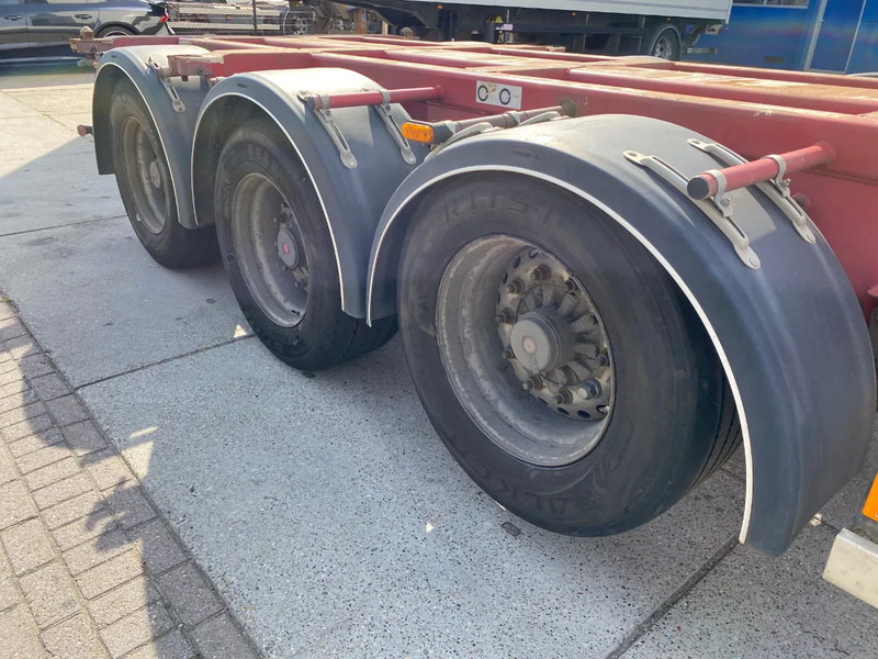 Semi-remorque porte-conteneur/ Caisse mobile D-Tec FT-43-03V / Flexitrailer / 3x Extendable / SAF / 1x Lift Axle: photos 8 Semi-remorque porte-conteneur/ Caisse mobile D-Tec FT-43-03V / Flexitrailer / 3x Extendable / SAF / 1x Lift Axle: photos 8