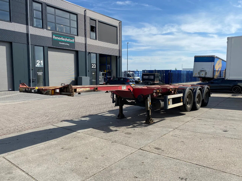 D-Tec FT-43-03V / Flexitrailer / 3x Extendable / SAF / 1x Lift Axle - Semi-remorque porte-conteneur/ Caisse mobile: photos 4 D-Tec FT-43-03V / Flexitrailer / 3x Extendable / SAF / 1x Lift Axle - Semi-remorque porte-conteneur/ Caisse mobile: photos 4