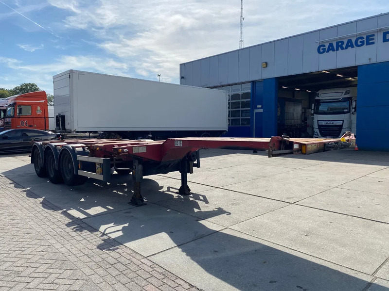 Semi-remorque porte-conteneur/ Caisse mobile D-Tec FT-43-03V / Flexitrailer / 3x Extendable / SAF / 1x Lift Axle: photos 6 Semi-remorque porte-conteneur/ Caisse mobile D-Tec FT-43-03V / Flexitrailer / 3x Extendable / SAF / 1x Lift Axle: photos 6