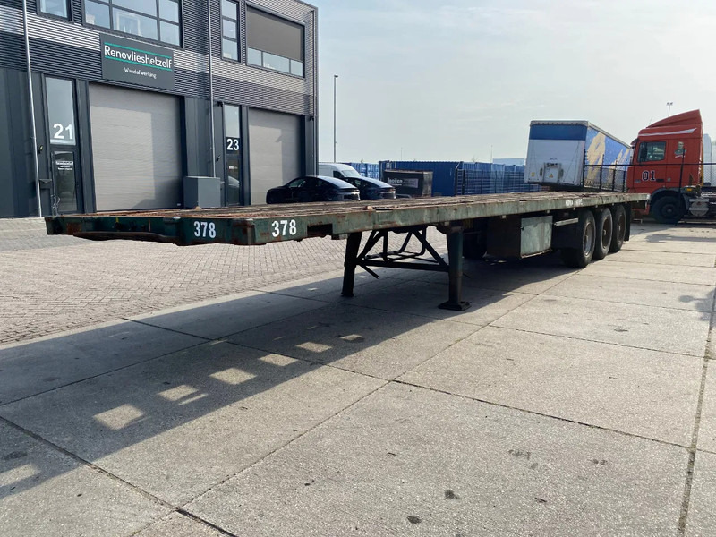 Flandria Plateau Trailer with Tiwst-Locks / SAF - Semi-remorque plateau: photos 4 Flandria Plateau Trailer with Tiwst-Locks / SAF - Semi-remorque plateau: photos 4