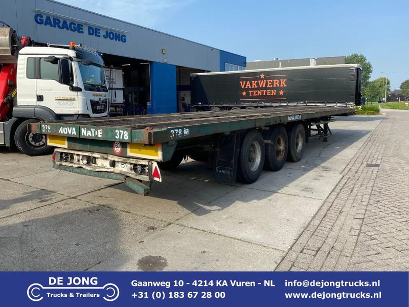 Flandria Plateau Trailer with Tiwst-Locks / SAF - Semi-remorque plateau: photos 1 Flandria Plateau Trailer with Tiwst-Locks / SAF - Semi-remorque plateau: photos 1