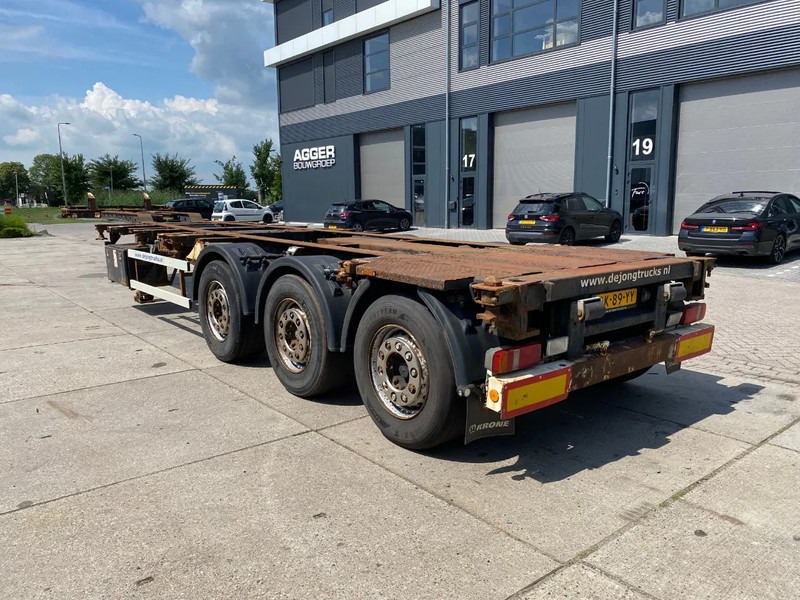 Krone SD Chassis / ADR / 2x Extendable / MB + Disc / 2x Lift Axle - Semi-remorque porte-conteneur/ Caisse mobile: photos 3 Krone SD Chassis / ADR / 2x Extendable / MB + Disc / 2x Lift Axle - Semi-remorque porte-conteneur/ Caisse mobile: photos 3