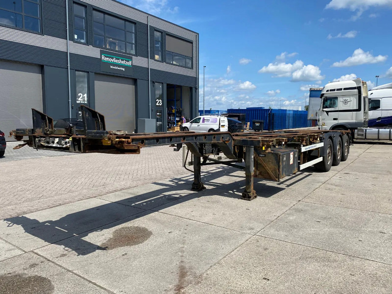 Krone SD Chassis / ADR / 2x Extendable / MB + Disc / 2x Lift Axle - Semi-remorque porte-conteneur/ Caisse mobile: photos 4 Krone SD Chassis / ADR / 2x Extendable / MB + Disc / 2x Lift Axle - Semi-remorque porte-conteneur/ Caisse mobile: photos 4