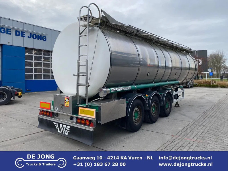LAG O-3-39 T Food Tank / 35000 LT / 3 compartments / 1x Lift Axle - Semi-remorque citerne: photos 1 LAG O-3-39 T Food Tank / 35000 LT / 3 compartments / 1x Lift Axle - Semi-remorque citerne: photos 1