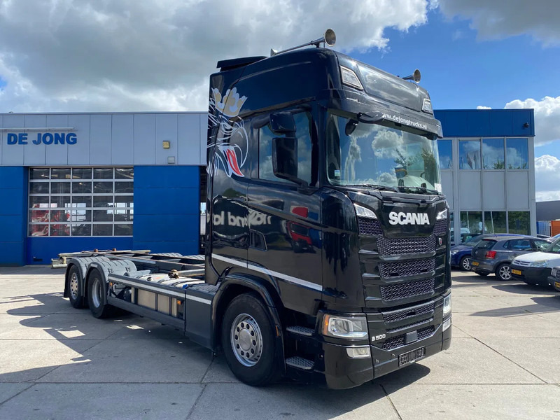 Scania S500 NGS BDF / Retarder / 6x2 / 2x Tank - Camion porte-conteneur/ Caisse mobile: photos 3 Scania S500 NGS BDF / Retarder / 6x2 / 2x Tank - Camion porte-conteneur/ Caisse mobile: photos 3
