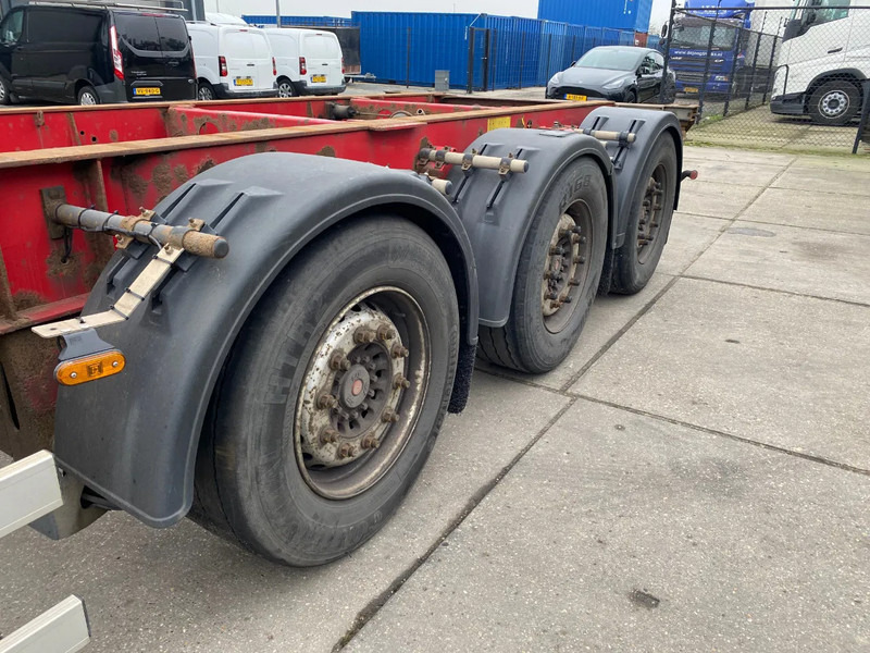 Semi-remorque porte-conteneur/ Caisse mobile Schmitz Cargobull SCF 24 G Chassis / SAF + Disc / 1x Extendable / Lift axle: photos 8
