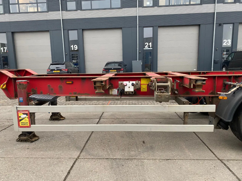Semi-remorque porte-conteneur/ Caisse mobile Schmitz Cargobull SCF 24 G Chassis / SAF + Disc / 1x Extendable / Lift axle: photos 6