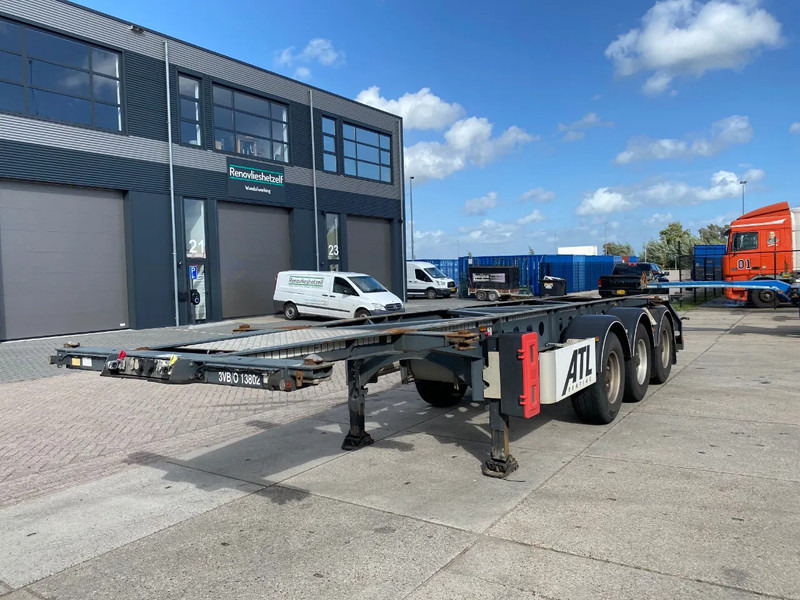 Van Hool Tank chassis / ADR / BPW + DISC / 20-30 FT - Semi-remorque porte-conteneur/ Caisse mobile: photos 3 Van Hool Tank chassis / ADR / BPW + DISC / 20-30 FT - Semi-remorque porte-conteneur/ Caisse mobile: photos 3