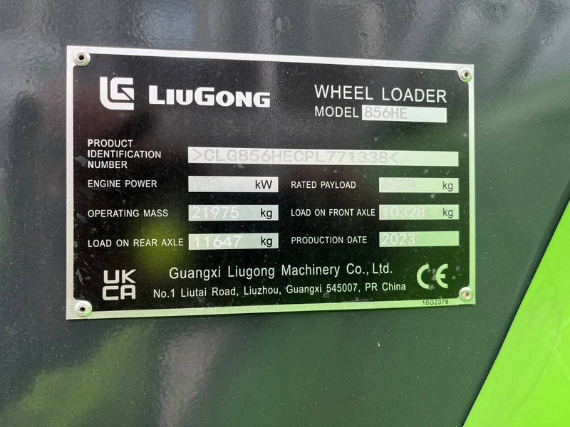 LIUGONG 856 HE - crédit-bail LIUGONG 856 HE: photos 6