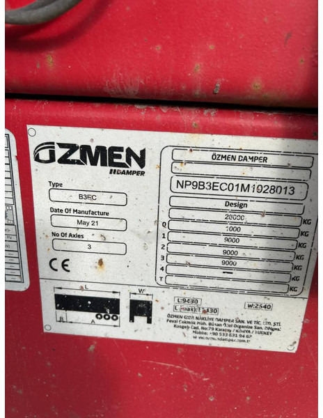 Scanslep Ozmen Damper - Remorque porte-engin surbaissée: photos 5 Scanslep Ozmen Damper - Remorque porte-engin surbaissée: photos 5