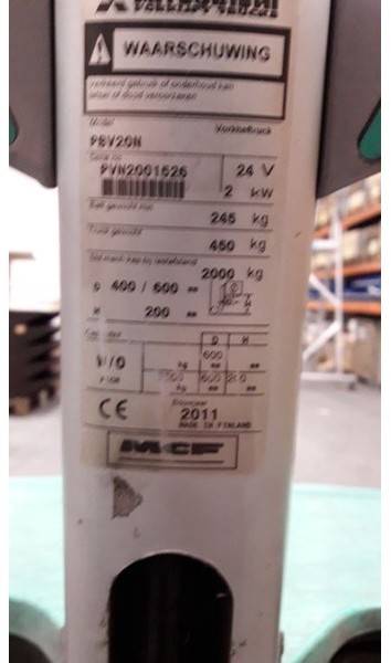 Mitsubishi PBV20N - Transpalette: photos 4 Mitsubishi PBV20N - Transpalette: photos 4