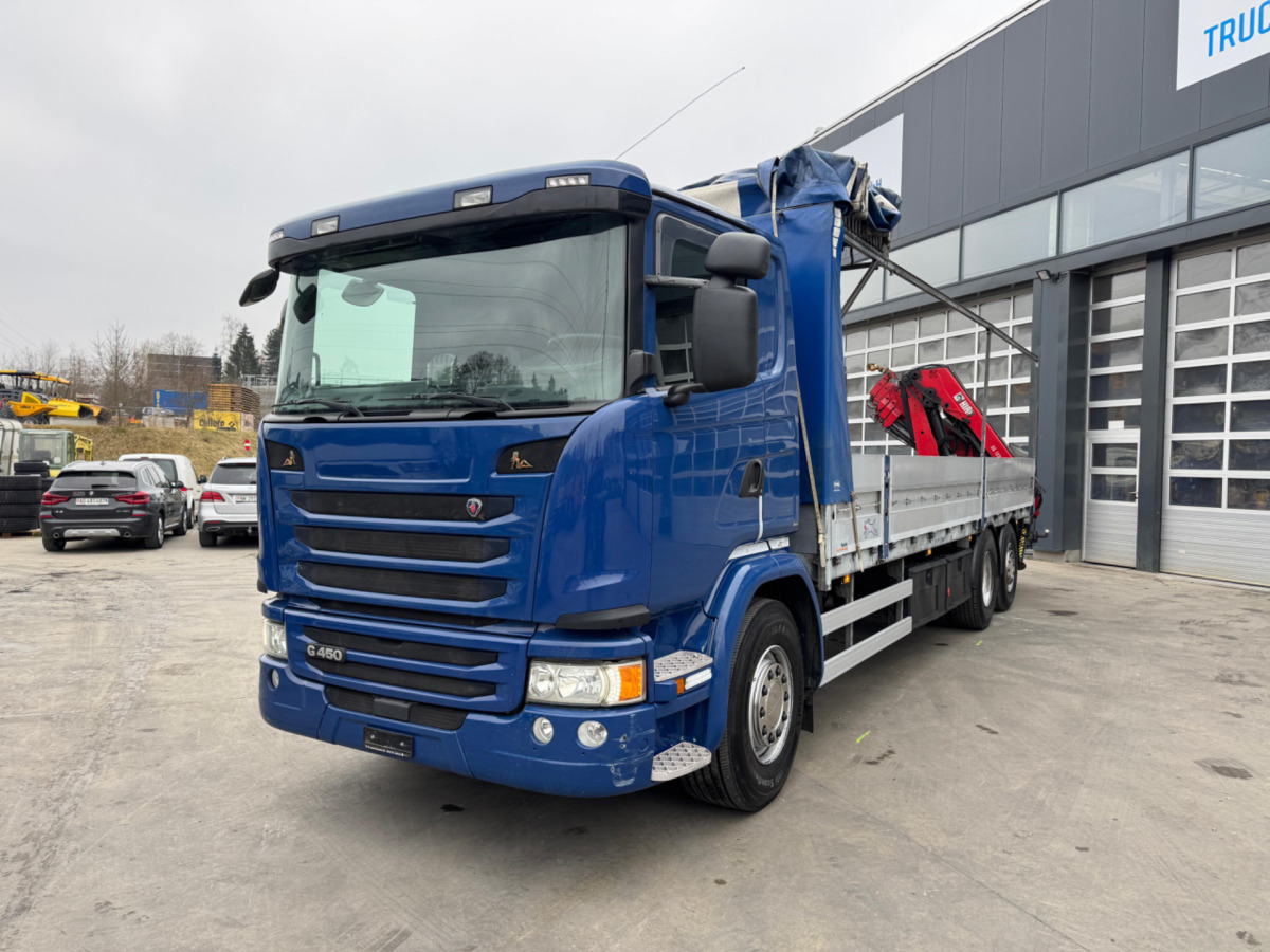 SCANIA G450 6x2 Hiab 122-4 - Camion grue: photos 2 SCANIA G450 6x2 Hiab 122-4 - Camion grue: photos 2