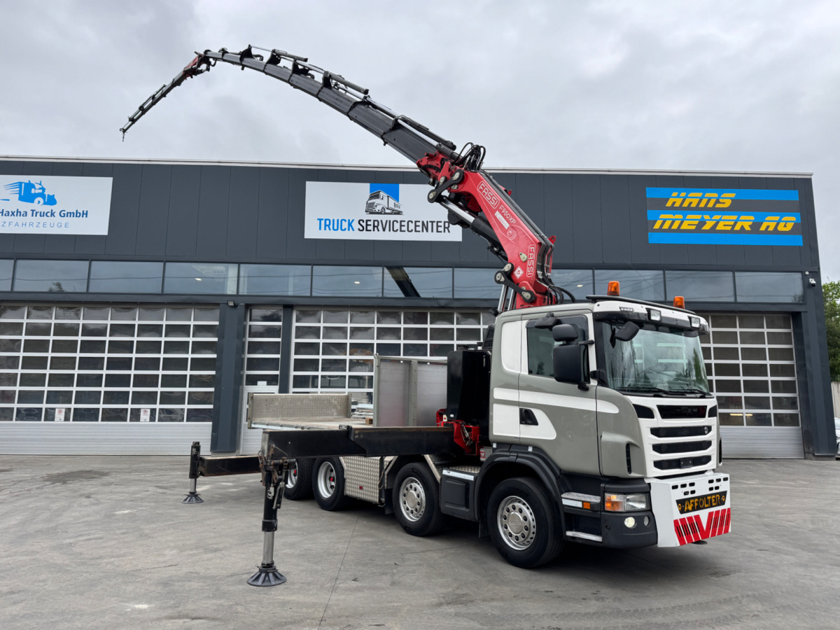 SCANIA G480 8x4 SZM/Pritsche Fassi 950 - Camion grue: photos 3 SCANIA G480 8x4 SZM/Pritsche Fassi 950 - Camion grue: photos 3