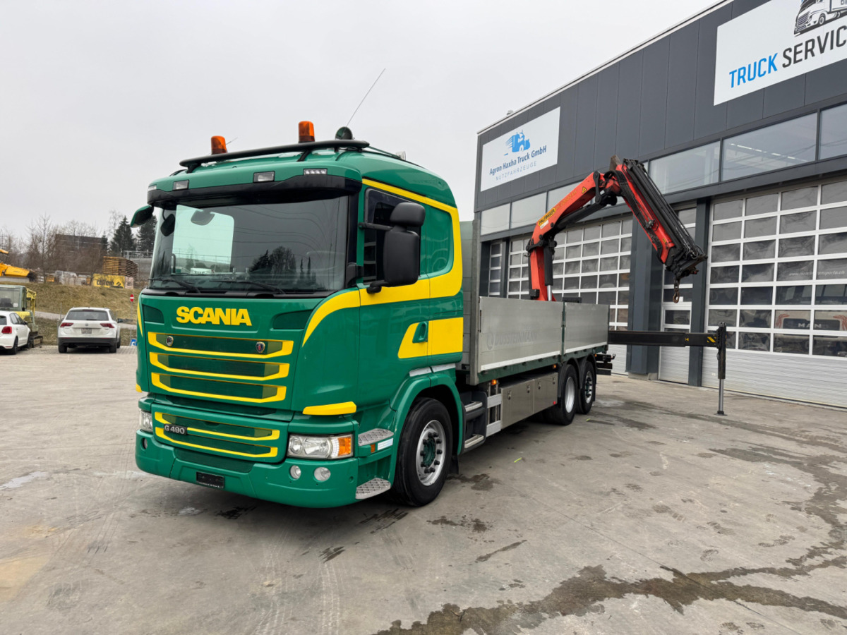 SCANIA G490 6x2 PK22002-4 - Camion grue: photos 1 SCANIA G490 6x2 PK22002-4 - Camion grue: photos 1