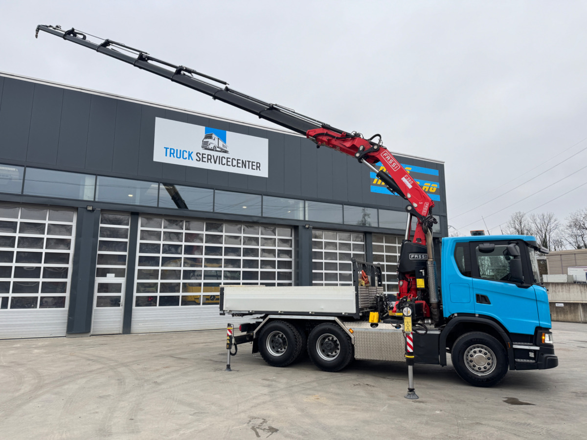SCANIA G540 6x4 Fassi 395-7 SZM&Pritsche - Camion grue: photos 4 SCANIA G540 6x4 Fassi 395-7 SZM&Pritsche - Camion grue: photos 4