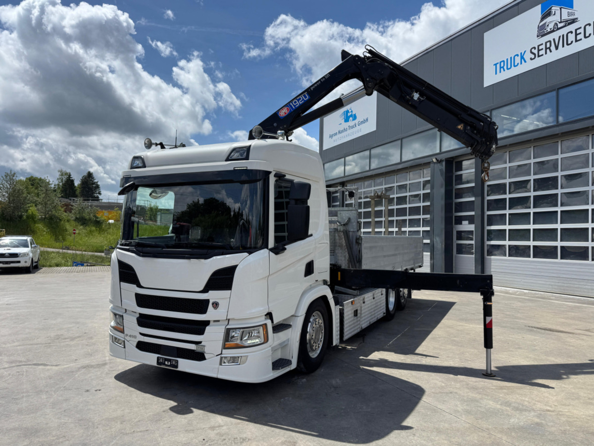 SCANIA P410 6x2 HMF1920-5 - Camion grue: photos 1 SCANIA P410 6x2 HMF1920-5 - Camion grue: photos 1