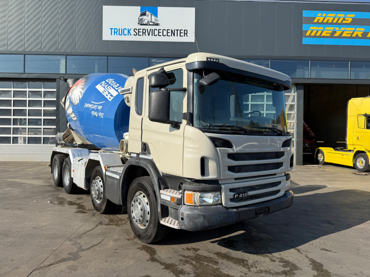 SCANIA P410 8x4 Liebherr 9m3 - Camion malaxeur: photos 3 SCANIA P410 8x4 Liebherr 9m3 - Camion malaxeur: photos 3