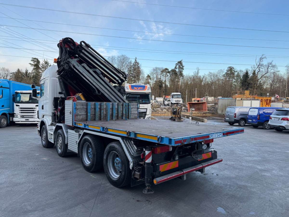 Camion grue SCANIA R480 8x4 Fassi 660 SZM/Pritsche: photos 15 Camion grue SCANIA R480 8x4 Fassi 660 SZM/Pritsche: photos 15