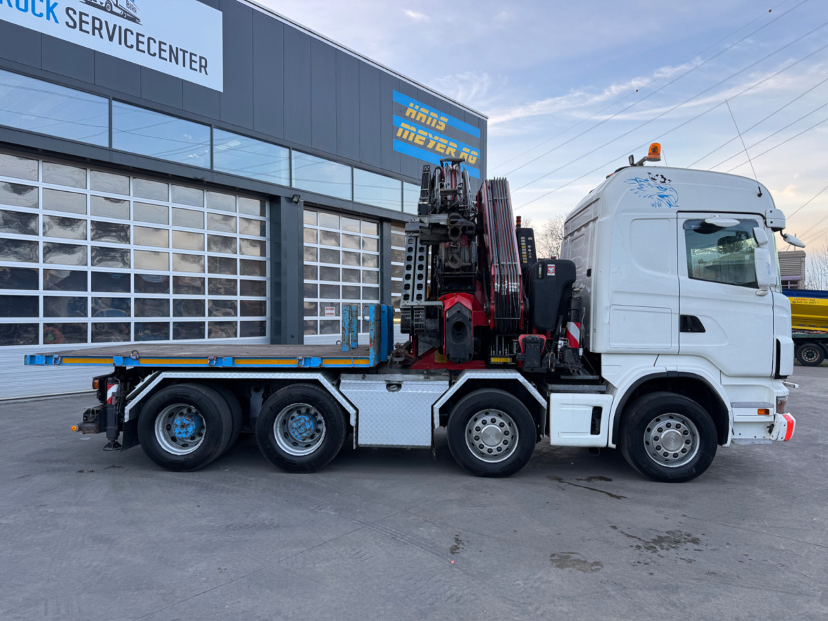 Camion grue SCANIA R480 8x4 Fassi 660 SZM/Pritsche: photos 12 Camion grue SCANIA R480 8x4 Fassi 660 SZM/Pritsche: photos 12
