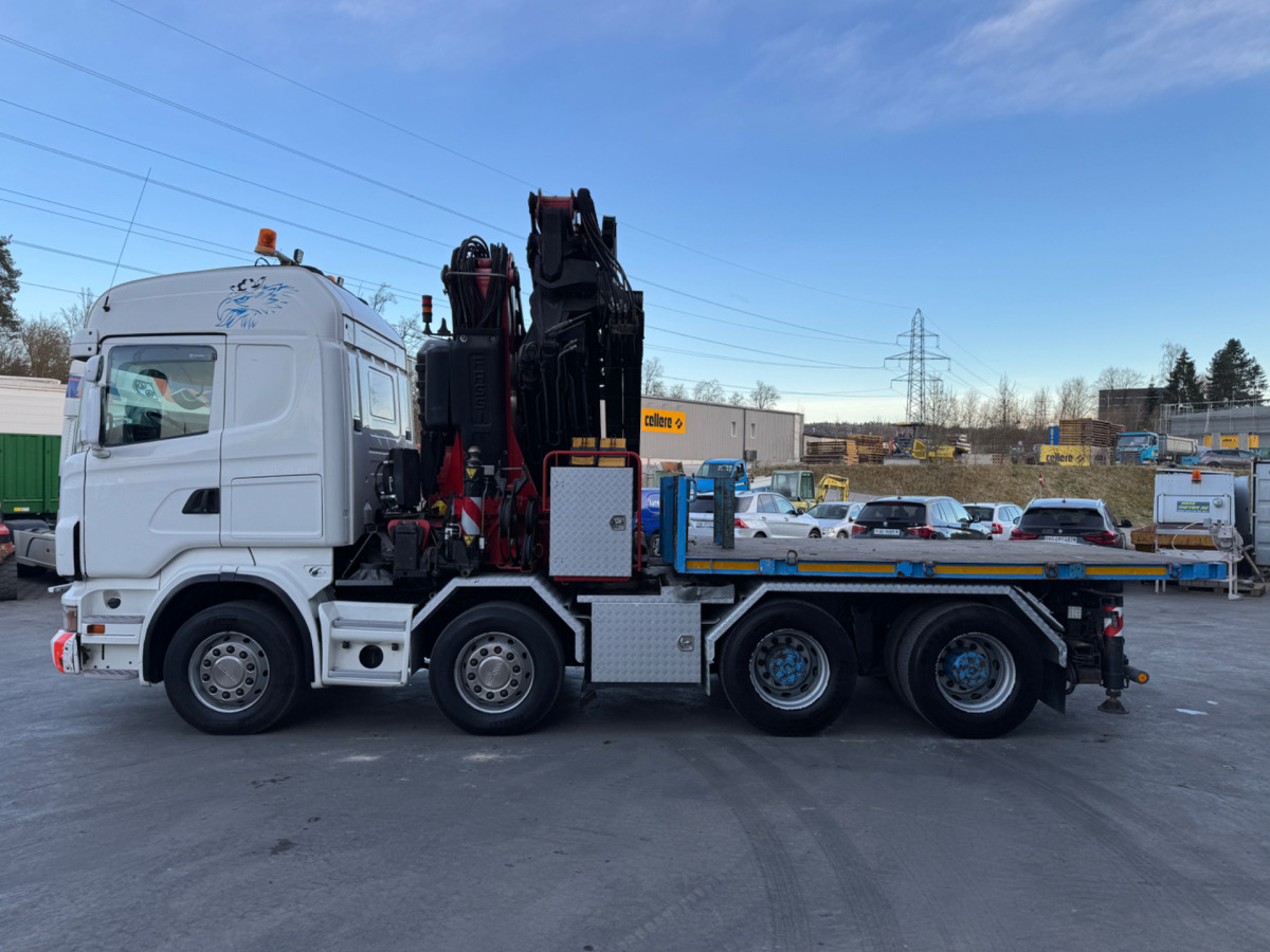 Camion grue SCANIA R480 8x4 Fassi 660 SZM/Pritsche: photos 16 Camion grue SCANIA R480 8x4 Fassi 660 SZM/Pritsche: photos 16