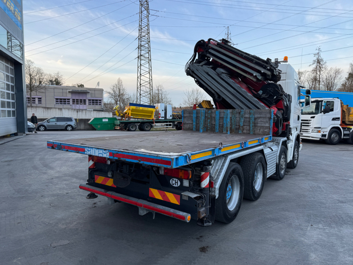 Camion grue SCANIA R480 8x4 Fassi 660 SZM/Pritsche: photos 13 Camion grue SCANIA R480 8x4 Fassi 660 SZM/Pritsche: photos 13