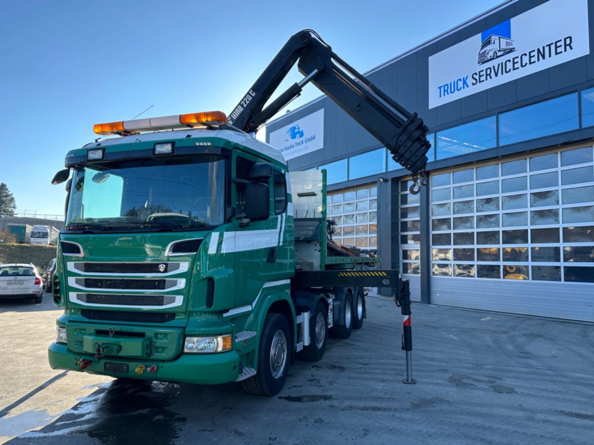 SCANIA R480 8x4 SWS SZM/Kran/Pritsche - Camion grue: photos 2 SCANIA R480 8x4 SWS SZM/Kran/Pritsche - Camion grue: photos 2