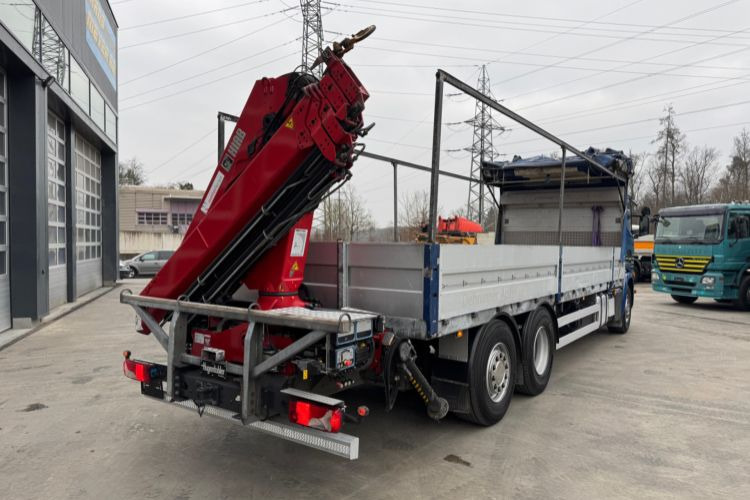 Camion grue, Camion plateau Scania G450 6x2 Hiab 122-4: photos 11
