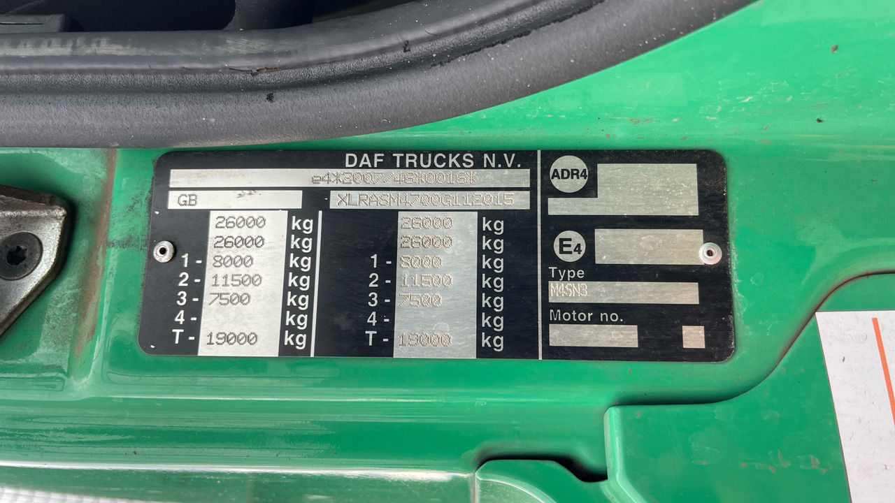 Camion plateau, Camion grue Daf CF 310: photos 12