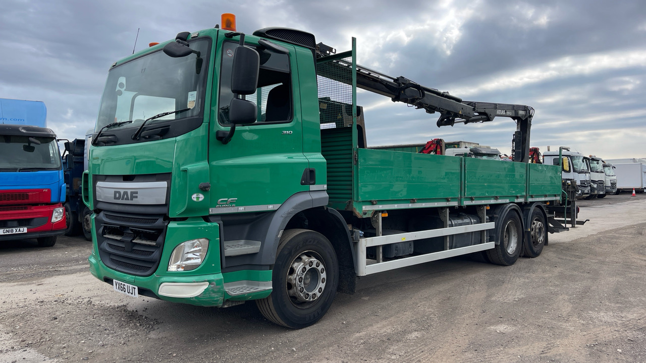 Daf CF 310 - Camion plateau, Camion grue: photos 2 Daf CF 310 - Camion plateau, Camion grue: photos 2