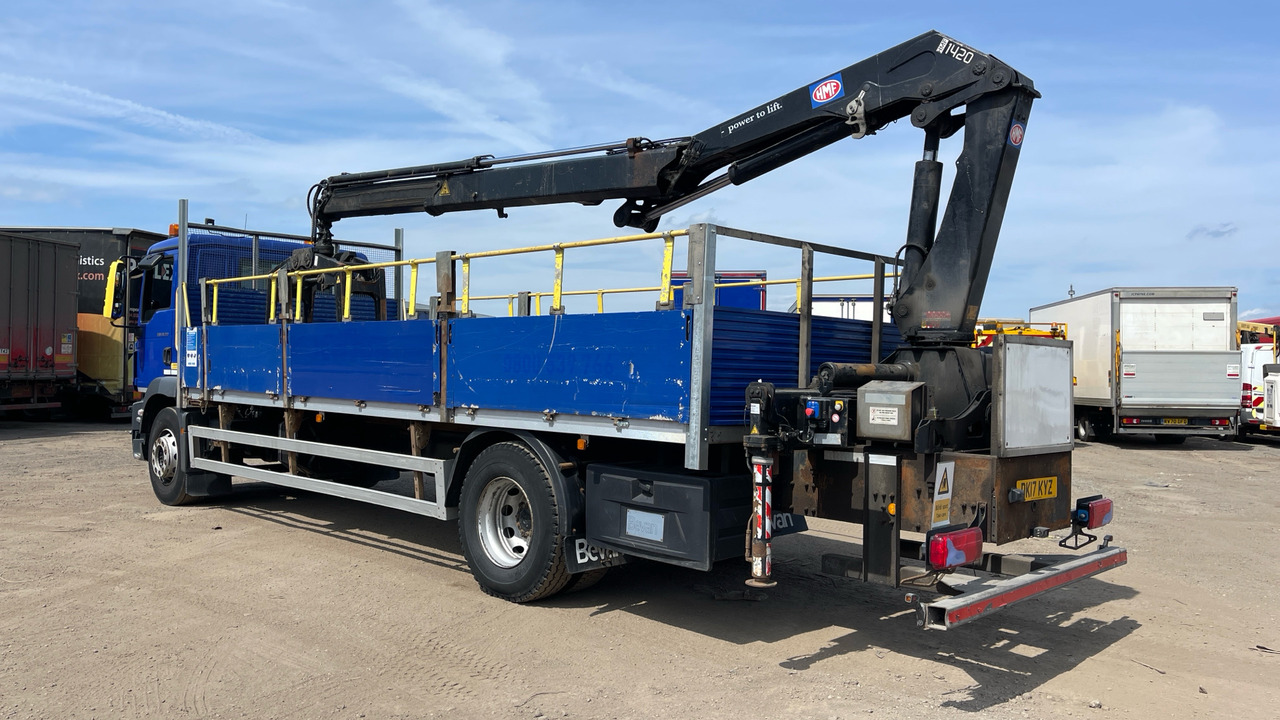 Man TGM 18.290 - Camion plateau, Camion grue: photos 3 Man TGM 18.290 - Camion plateau, Camion grue: photos 3