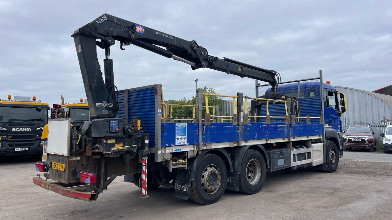 Man TGS 26.360 - Camion plateau, Camion grue: photos 4 Man TGS 26.360 - Camion plateau, Camion grue: photos 4
