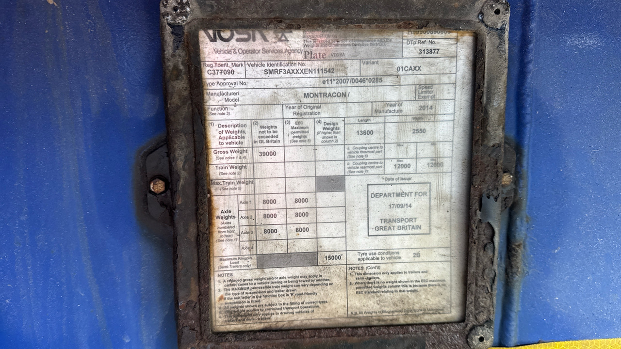 Remorque MONTRACON FLAT: photos 11 Remorque MONTRACON FLAT: photos 11