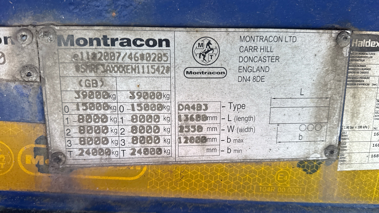 Remorque MONTRACON FLAT: photos 12 Remorque MONTRACON FLAT: photos 12