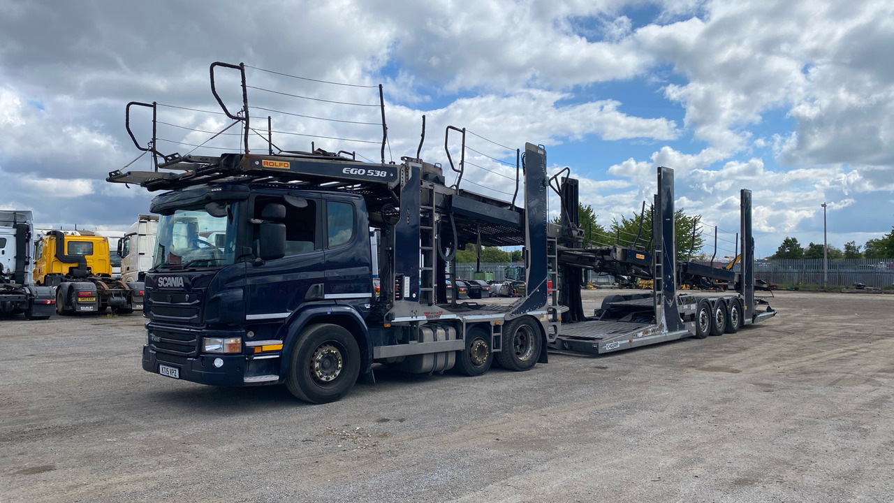 SCANIA P 410 - Camion porte-voitures: photos 2 SCANIA P 410 - Camion porte-voitures: photos 2