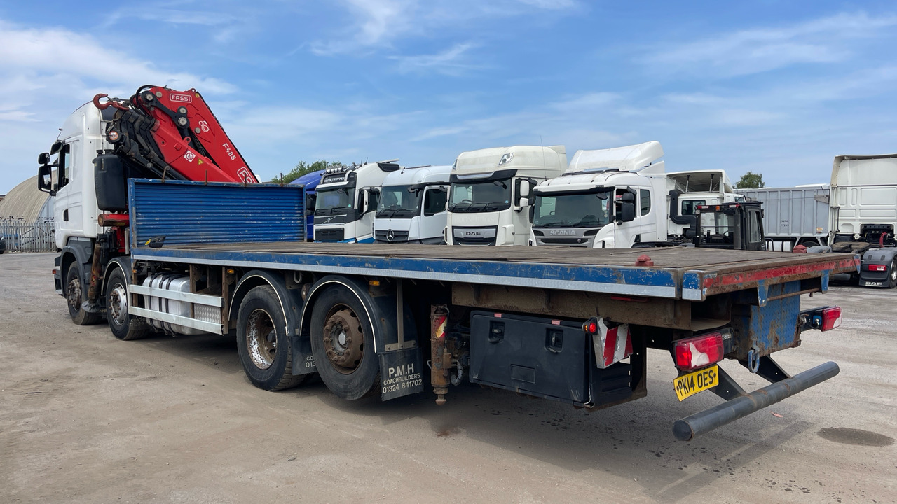SCANIA R 450 - Camion plateau, Camion grue: photos 3 SCANIA R 450 - Camion plateau, Camion grue: photos 3