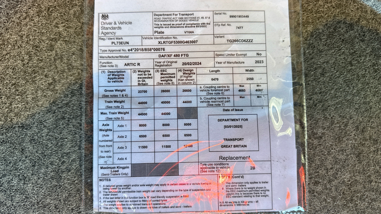 Tracteur routier Daf XF 480: photos 11 Tracteur routier Daf XF 480: photos 11