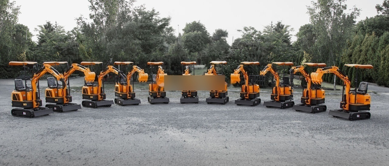 Mini pelle neuf Berger Kraus Mini Excavator BK800BS torsion arm with FULL equipment: photos 10