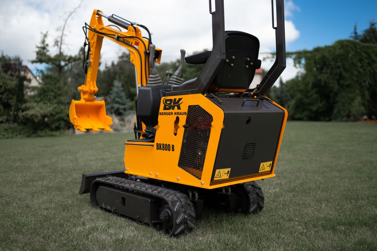 Mini pelle neuf Berger Kraus Mini Excavator BK800BS torsion arm with FULL equipment: photos 5
