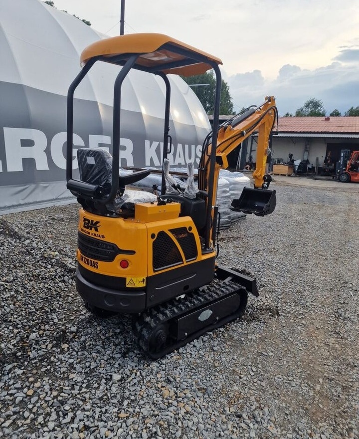 Berger Kraus Nowy BERGER KRAUS BK1200AS KUBOTA skrętne ramie +osprzet - Mini pelle: photos 4 Berger Kraus Nowy BERGER KRAUS BK1200AS KUBOTA skrętne ramie +osprzet - Mini pelle: photos 4